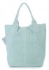 Bőr táska shopper bag Genuine Leather menta 801